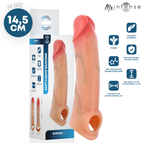 Sleeve MR. INTENSE Simon M 14.5 cm - Ø 4 cm