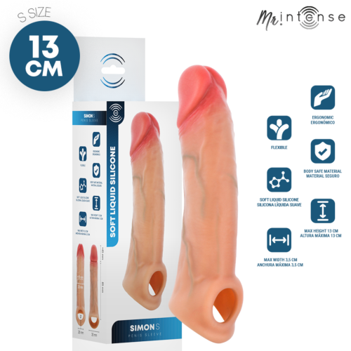 Sleeve MR. INTENSE Simon S 13cm Ø4cm