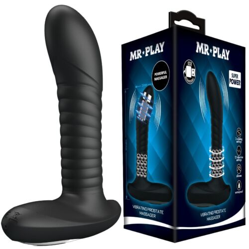 Prostatamassasje MR PLAY med rotasjon og vibrasjon