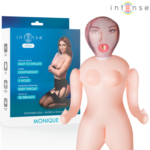 Hinchbar dukke INTENSE BODIES & MASTURBATORS Monique med tre åpninger