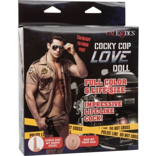Oppblåsbar dukke CALEXOTICS Cocky Cop med livaktig design