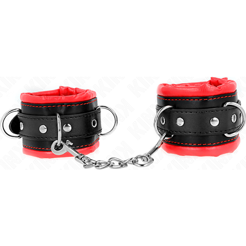 Håndjern KINK WRIST RESTRAINT med rød pelskledning