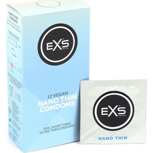 Preservativ Exs Nano thin 12's - Tynn og sterk