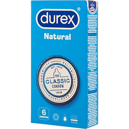 Kondom DUREX NATURAL CLASSIC 6 enheter