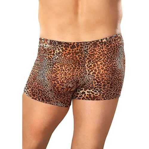 Shorts Male Power Leopard Pouch S