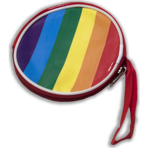 Rund veske PRIDE med LGBT-flagg