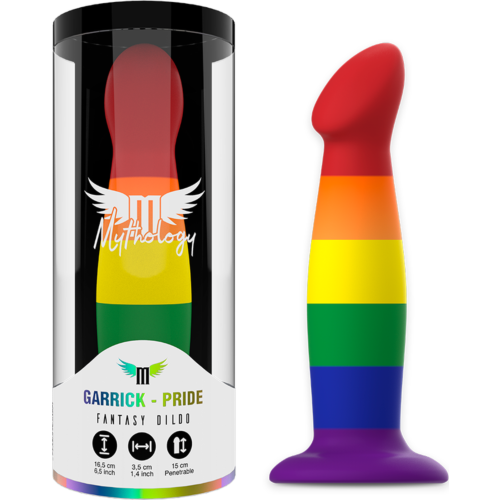 Dildo Mythology Garrick Pride M - Fleksibel og ergonomisk