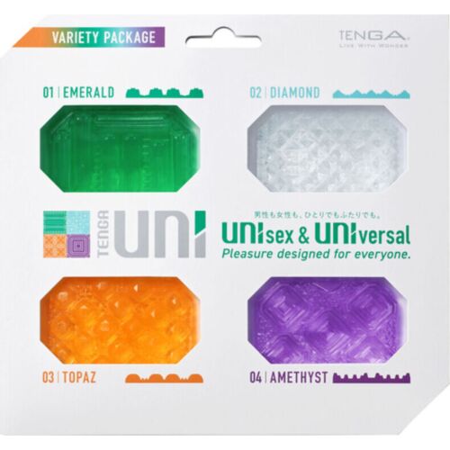 Masturbator TENGA UNI VARIETY PAKKE 4 ENHETER