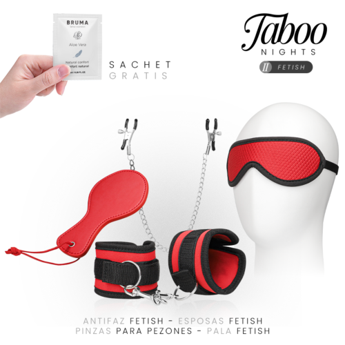 Fetishsett Taboo Nights 2: Kink og stimulering