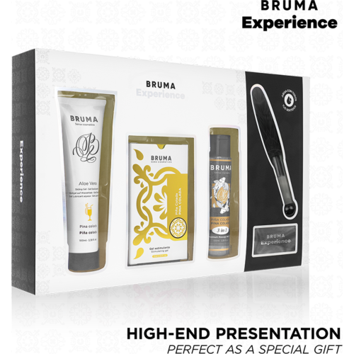 Massage kit BRUMA Sweet Pina Colada med orgasmeforsterker