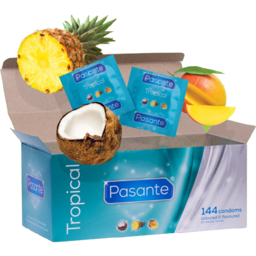 Kondomer Pasante Tropical Smaker 144 Enheter