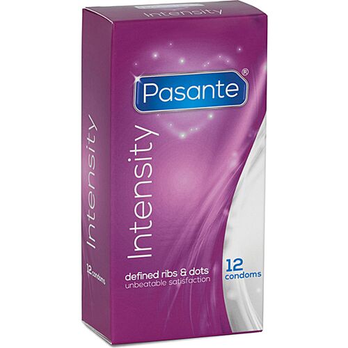 Kondom Pasante Ribs & Dots Intensity 12 enheter