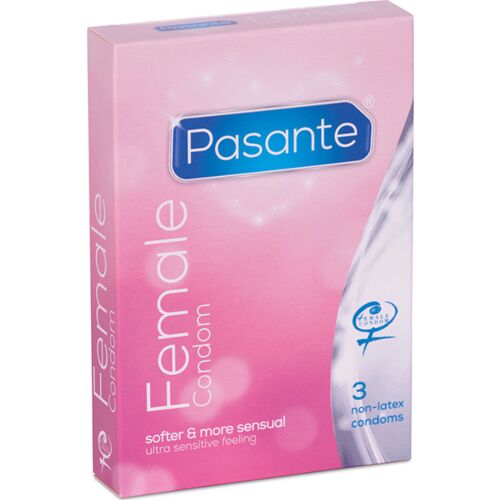 Intern kondom PASANTE latexfri 3 enheter