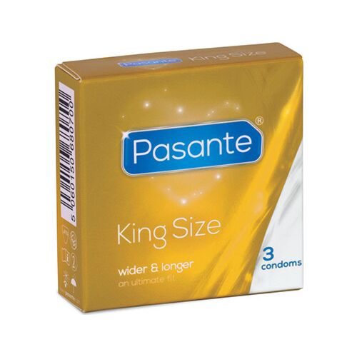 Kondom Pasante King Size - Bredere og lengre