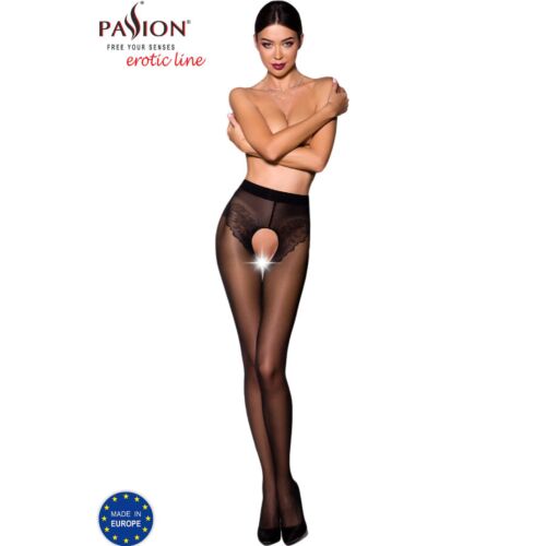 PASSION TIOPEN 006 svarte tights 3/4 30 DEN