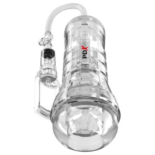 Masturbator PDX ELITE VIEWTUBE VAC XXL med pumpe