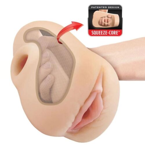 Masturbator PDX PLUS+ Pussy Pounder 18 cm med trykksystem