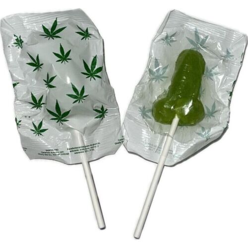 Sukkerstang Penis Diablo Goloso med Marijuana Aroma