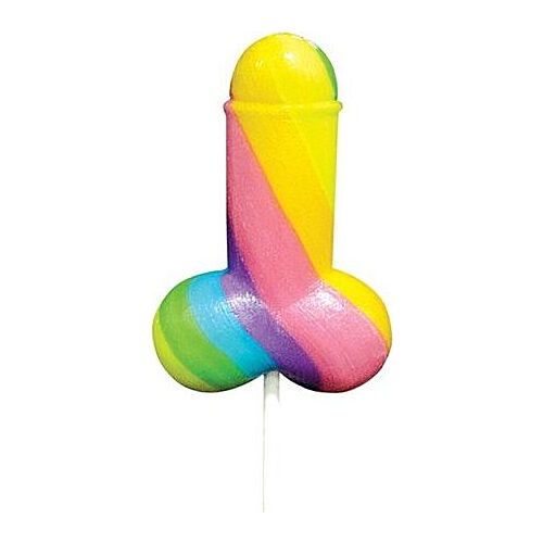 Sukkerlollipop PRIDE Rainbow Cock