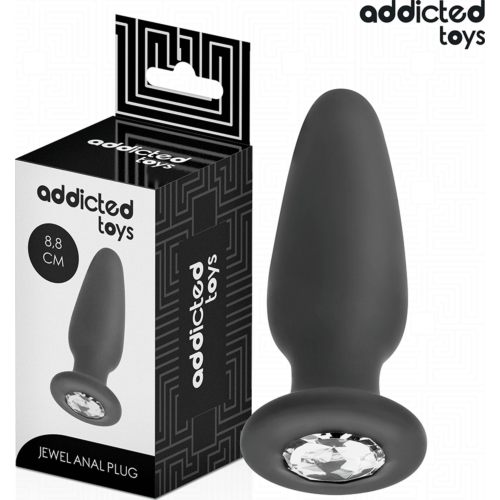 Anal Plug ADDICTED TOYS med juveler S 8.8 cm