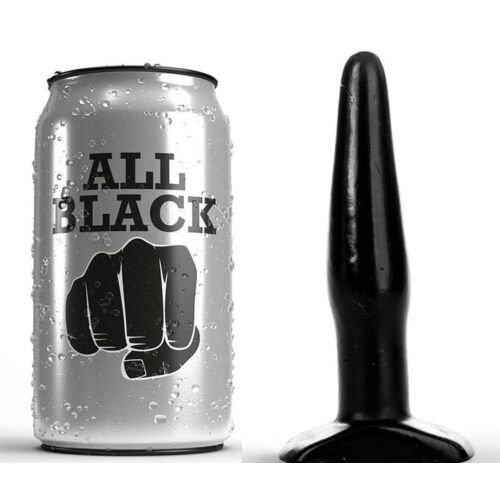 BDSM Anal Plug ALL BLACK 11 CM