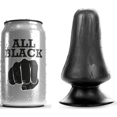 Anal Plug ALL BLACK 12 CM med overraskende diameter