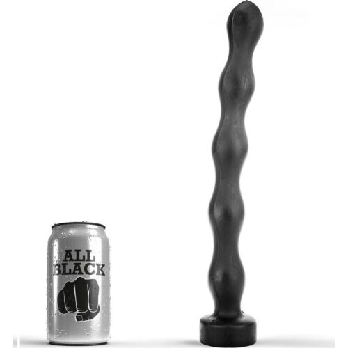 Anal Plug ALL BLACK 32 CM - Varierende stimulering
