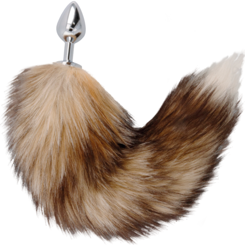 BDSM Analt Plug DARKNESS Tail Butt Plug Silver