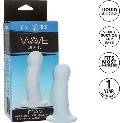 Analplugg CALEXOTICS Wave Rider Foam med bølgete tekstur