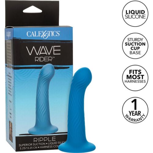 Anal Plug CALEXOTICS Wave Rider Ripple med sugebase