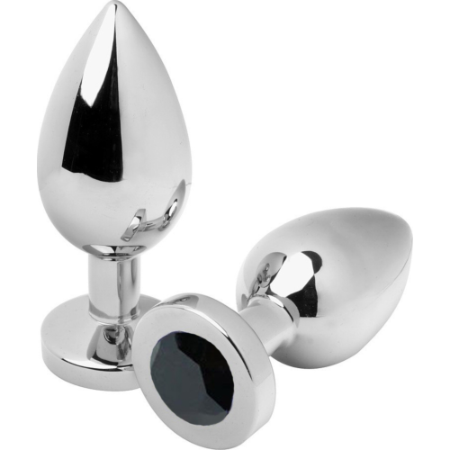 BDSM Anal Plug METAL HARD Medium 7.62CM