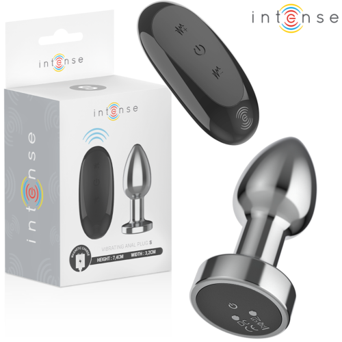Plug Anal Plug INTENSE med fjernkontroll og 10 vibrasjonsmoduser