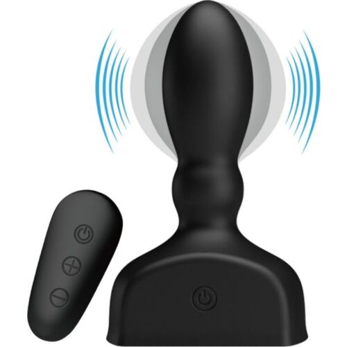 Analplug MR PLAY Black Inflatable med fjernkontroll