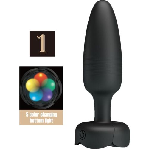 Anal plug PRETTY LOVE TARION med LED-lys