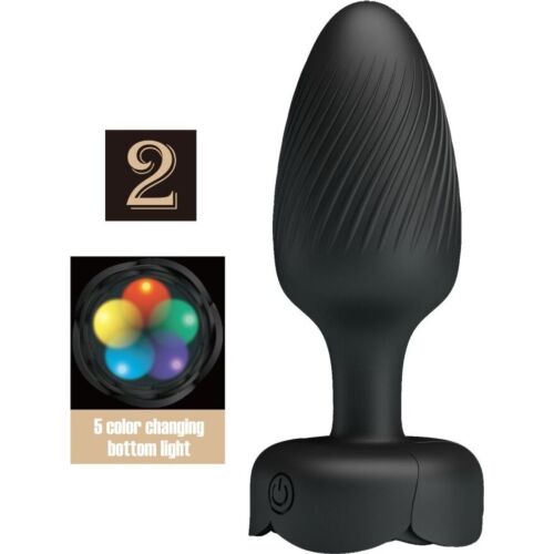 Anal Plugg PRETTY LOVE VARIAN med LED-lys