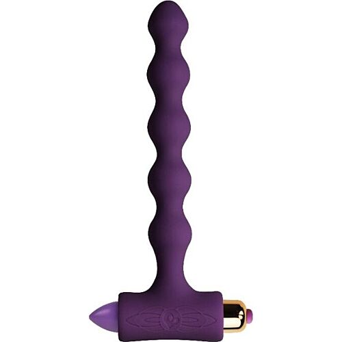 BDSM Anal Plug ROCKS-OFF Petite Sensations Perler med Vibrasjon