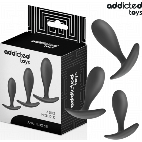 Anal Plugger SETT 3 ADDICTED TOYS | Gradvis Stimulering