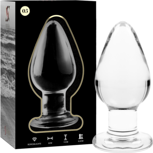 Analplugg Nebula Series av Ibiza Borosilikatglass 11 cm