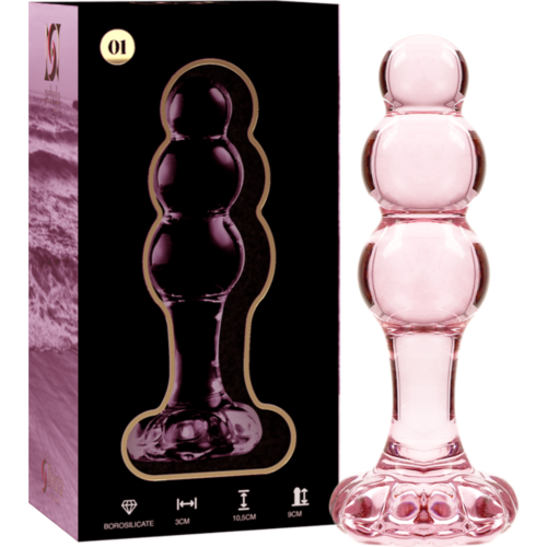 Analplugg Plug Nebula Series Modell 2 - Elegant design i glass