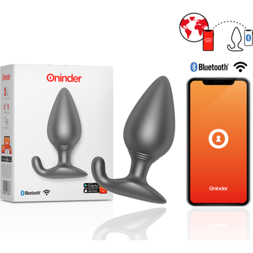 BDSM Anal Plug ONINDER RIO med app-kontroll
