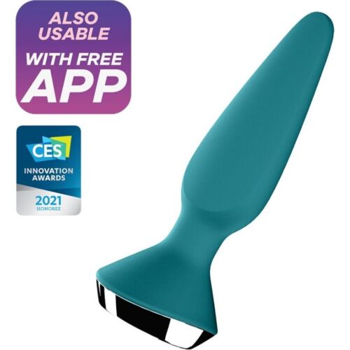 Anal Plug Vibrator SATISFYER Plug Ilicious 1 med app-kontroll
