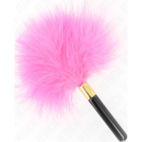 Tickler KINK FUCHSIA GOLD METAL TICKLE FEATHERS