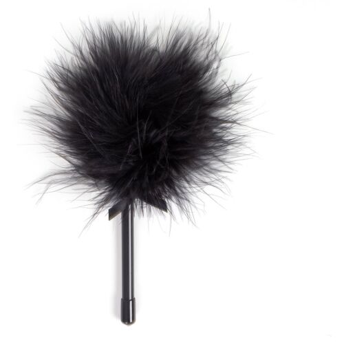 Tickler SECRETPLAY MINI BLACK DUSTER med myke fjær