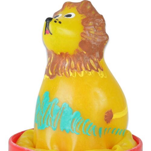Morsomme Kondomer CONDOMERIE Håndmalte SITTING LION