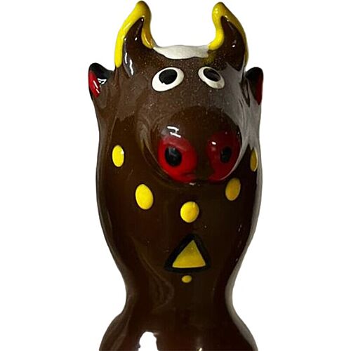 Kondom CONDOMERIE Bull Black Modell 2 Håndmalte