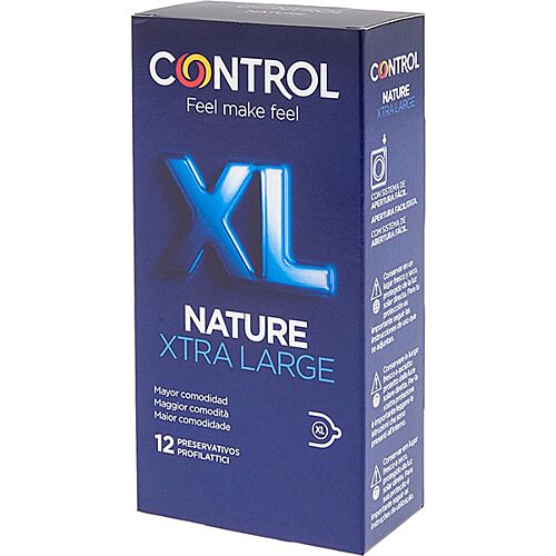 Kondom CONTROL ADAPTA NATURE XL 12 enheter
