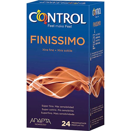 Kondom CONTROL FINISSIMO - 24 enheter med ekstrem sensitivitet
