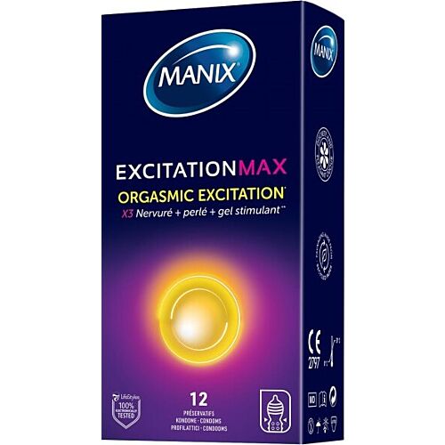 Kondom Manix Excitation Max med ekstra stimulering