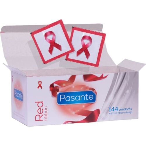 Kondomer Pasante Red Ribbon 144 enheter