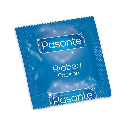 Kondom Pasante Ribbed Passion med 144 enheter